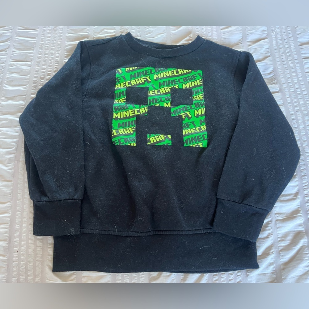 MAD Engine Black and Green Crewneck Sweater